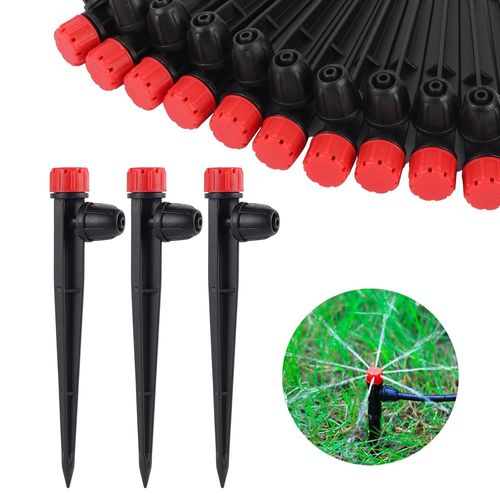 Lot De 50 Spots D'irrigation Goutte--Goutte Rglables  360 Degrs Sur 5