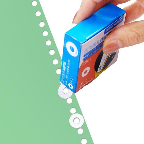 Lot De 500 tiquettes Autocollantes tanches Pour Renfort De Trous En Papier-Pour Bureau,cole,Maison