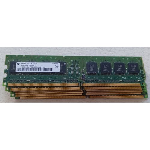 lot de 6 barrettes RAM 512 Mo - PC2