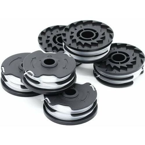 Lot De 6 Bobines De Fil De Rechange Pour Dbroussailleuse Sans Fil Lidl Parkside Prta 20-Li A1, B2, C3, Prt 550 A1, A3, Prt 300 A1-2 X 4 M 1,6 Mm