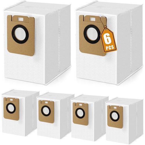 Lot De 6 Sacs  Poussire Pour Aspirateur Robot Xiaomi Dreame Bot Z10 Pro/L10 Plus, 4L Grande Capacit Dock Di Svuotamento Automatico[SSE7111002]