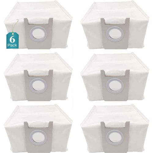 Lot De 6 Sacs D'Aspirateur Compatible Avec Roidmi Eve Plus Aspirateur Robot, Remplacement De Sacs  Poussire[SSE7115903]