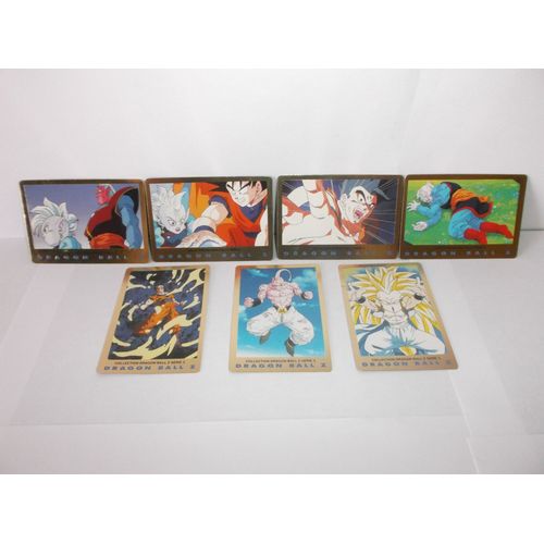Lot De 7 Cartes A Collectionner  Dragon Ball Z  - Collection  Z Cards  Srie 3 - Vintage