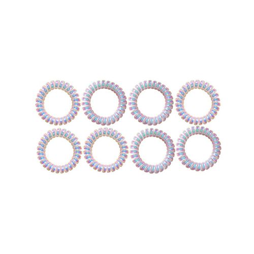 Lot De 8 lastiques  Cheveux En Spirale, lastiques  Cheveux En Spirale, lastiques  Cheveux Pour Cordon De Tlphone, Bobines De Cheveux Pour Queue De Cheval Sans Plis, Bandeaux
