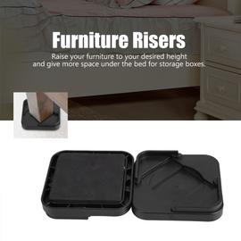 8 support plastique noir meubles glisse * lit divans pieds en plastique chaises canapés 
