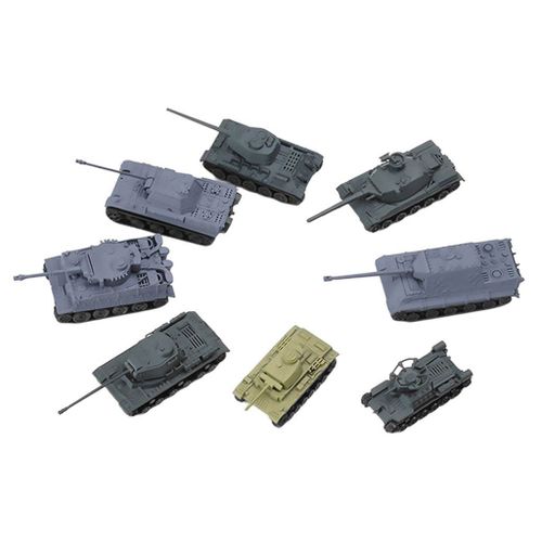 Lot De 8 Rservoirs En Plastique 1:144  Assembler, Kits De Puzzle, Collections De Modles D'Architecture, Rservoir De Combat De L'Arme Pour Cadeau De Nol