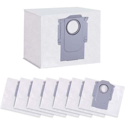 Lot De 8 Sacs D'Aspirateur Pour Roborock S8+, S8 Pro Ultra, S7 Maxv Ultra, Q7+, Q7 Max+, Q8 Max+, Q5 Pro+ - Kit D'Accessoires De Rechange[SSE7113792]