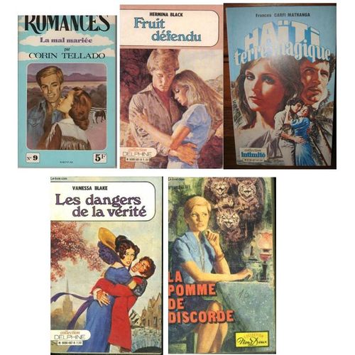 Lot De 9 Livres ditions Mondiales De 1954  1983 + Un Corin Tellado : La Mal Marie (1981) Soit 1978 Pages De Lecture !