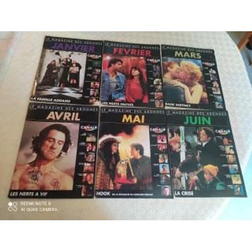 Lot De Canal Plus Jan - Fev - Mars - Avril - Mai - Juin 1994 N 76 77 78 79 80 81