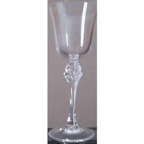 Lot De Cinq Verres  Pied De 7cl En Cristal D'arques - Modle Ancien Verneuil - Ni Utiliss Ni Lavs - Stocks En Sous-Sol Depuis 1988 - Cristallerie J.G. Durand