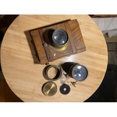 Lot De Deux Objectifs Photographiques Anciens - Xixe Sicle (Boutrais & Puech - Paris)