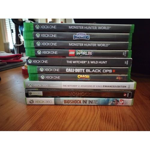 Lot jeux xbox One et xbox 360 Jeux Vidéo Rakuten