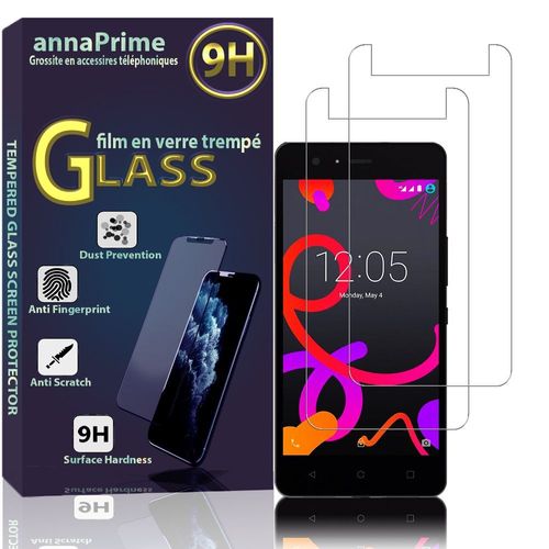 Lot / Pack De 2 Films Verre Tremp Pour Bq Aquaris M5 5.0