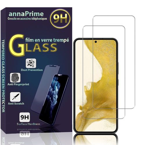 Lot / Pack De 2 Films Verre Tremp Pour Samsung Galaxy S22 5g 6.1