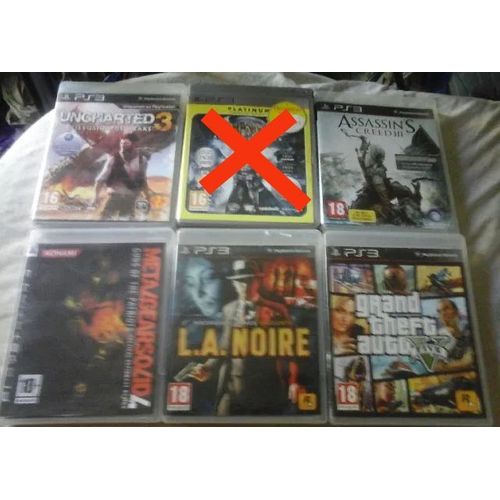 Lot Vari co (Vente Possible A L'Unit), De 5 Des Meilleurs (Notes Jeuxvideo_Com) Jeux Ps3 . 100% Tests Et Vrifis