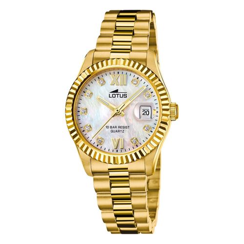 Montre Femme Lotus Acier Inoxydable Or Montre-Bracelet Lotus Classic Ul18932/1