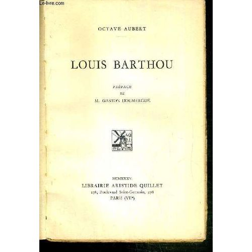 Louis Barthou   de octave aubert