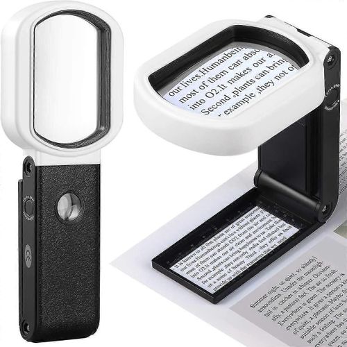 Loupe Avec clairage, Loupe Portative Et Sur Pied 20x, 10x, Avec 9 Led Pour La Lecture, L'inspection, La Bijouterie, Etc.