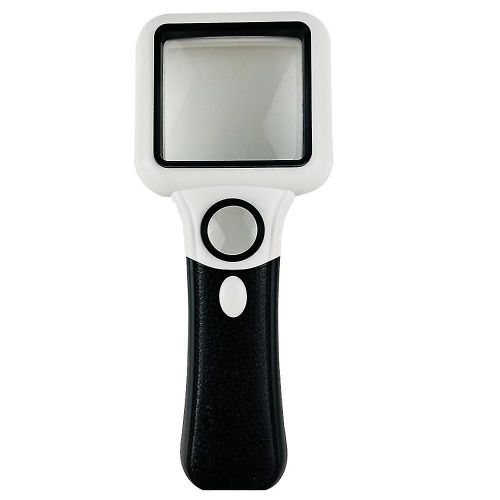 Loupe De Poche 5x 45x claire Avec 3 Led + Lampe Uv Lecture Bijoux En Verre Grossissant Billet De Banque Insp