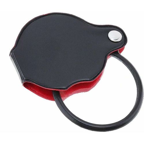 Loupe Grossissement X 8 Modes Loupe Avec Mini Loupe Mains Anti-Rayures Housse De Protection En Simili-Cuir 50 Mm Pliable Loupe De Lecture Pour Lecture Kleine Artisanat D'inspection Timbres Goodnice