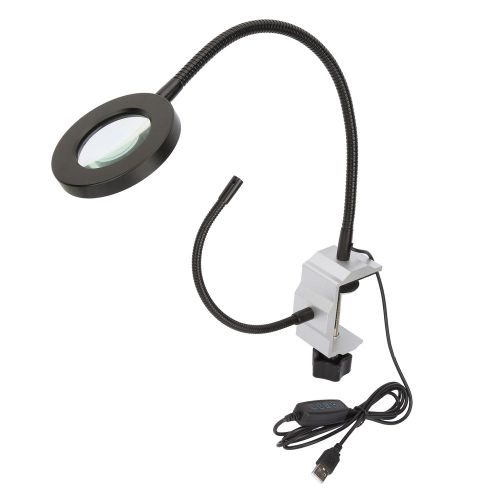 Loupe Lampe De Travail Support De Pcb Bras Flexible Circuit Imprime Banc Table Pince Outil