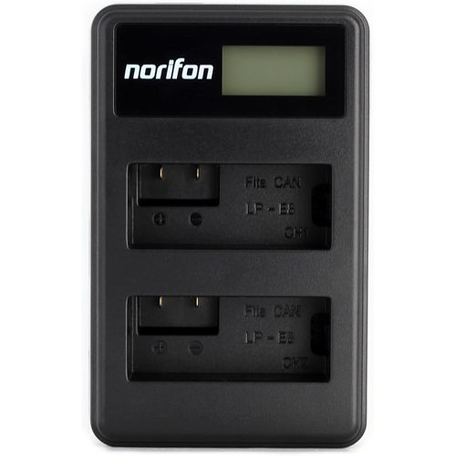 LP-E8 Double Canal LCD USB Chargeur pour Canon EOS 550D, EOS 600D, EOS 650D, EOS 700D, EOS Kiss X4, X5, X6i, EOS Rebel T2i, EOS Rebel T3i, EOS Rebel T4i, Rebel T5i et Plus, (LP-E8-DL).[V95]