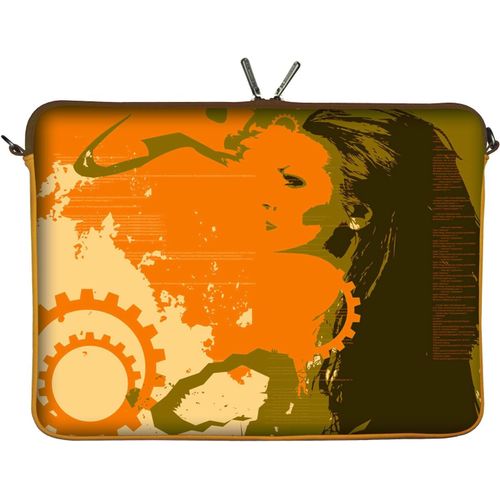 Ls128-15 Soleil Designer Notebook Sleeve Housse Pour Ordinateur Portable 15,4