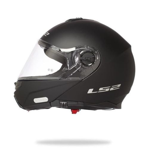 Ls2 Casque Modulable Strob Noir Mat + Cagoule