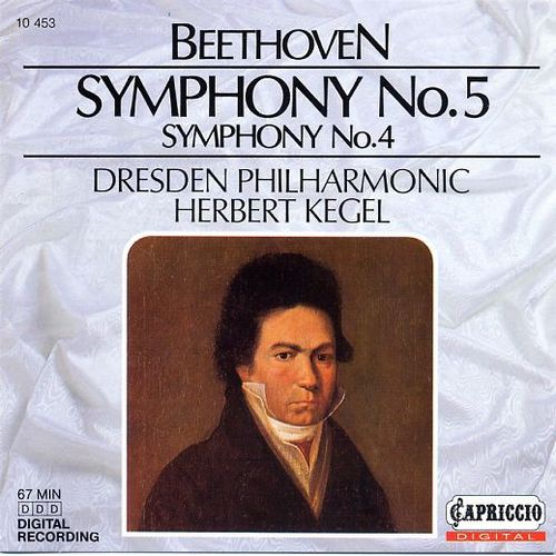 Ludwig Van Beethoven (1770-1827) : Symphonie N5 En Ut Mineur Op 67 Du Destin Schicksal + Symphonie N4 En Si Bmol Majeur Op 60 Par Dresdner Philharmonie Dir Herbert Kegel - Ludwig Van Beethoven (1770-1827) : Symphonie N5 En Ut Mineur Op 67 Du Destin Schicksal + Symphonie N4 En Si Bmol Majeur Op 60 Par Orchestre Philharmonique De Dresde Dir Herbert Kegel