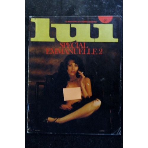 Lui 143 Decembre 1975 Cover Sylvia Kristel Emmanuelle Arsan Catherine Rivet Nues Interview James Baldwin Aslan