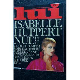 LUI 215 DECEMBRE 1981 COVER ISABELLE HUPPERT MARLENE JOBERT ENTIEREMENT ...