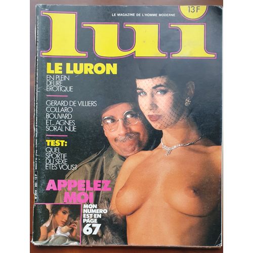 Lui 263 Thierry Le Luron Agnes Soral Entierement Nue Fantasme G. De Villiers Hot