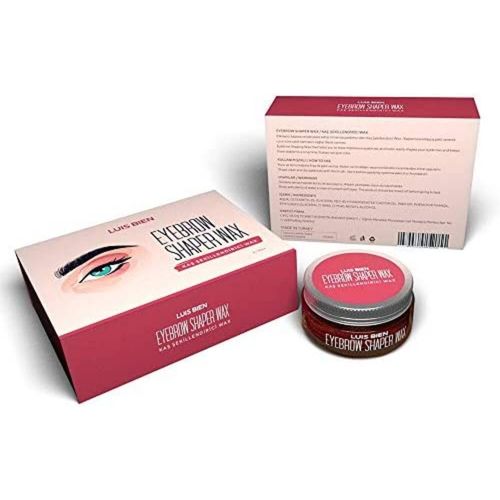 Luis Bien Eyebrow Shaping Wax 50 Ml, Y Compris Pinceau  Sourcils, Ingrdients Naturels Nourrissent Les Sourcils, Effet Durable Toute La Journe,