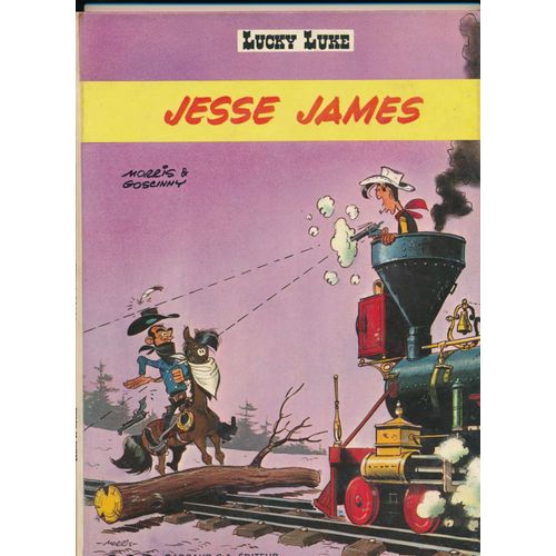 Luky Luke dition Dargaud 1969 - Jesse James   