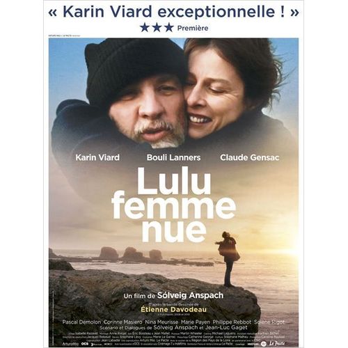 Lulu, Femme Nue - Vritable Affiche De Cinma Plie - Format 40x60 Cm - De Solveig Anspach Avec Karin Viard, Bouli Lanners, Claude Gensac, Nina Meurisse, Pascal Demolon, Philippe Rebbot - 2014