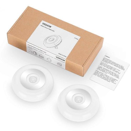 Lumire  dtecteur de mouvement, veilleuse  piles Veshow, lumire LED autocollante