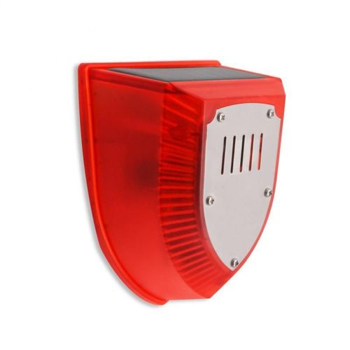 Lumire D'alarme Solaire Sans Fil Ip65, Dtecteur De Mouvement, Lampe D'extrieur Pour La Scurit D'une Maison, D'une Usine Ou D'un Jardin, Alarme Intelligente Et Rapide