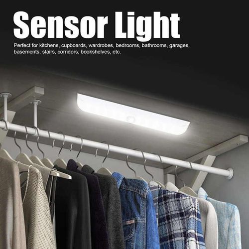 Lumire Led Avec Dtecteur De Mouvement Sans Fil, Lumire Adhsive Pour Placard Et Garde Robe