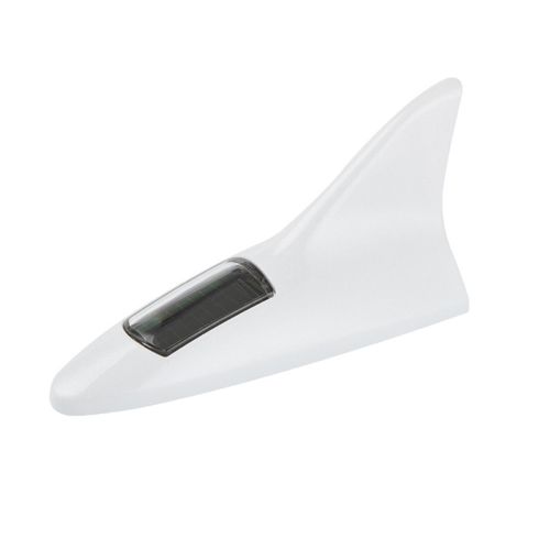 Lumire Led Solaire Universelle Antenne D'aileron De Voiture Queue Toit Ceinture Modifie Voyant D'avertissement Scurit Conduite Blanc