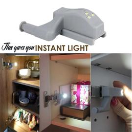 Acheter Lampe LED universelle à charnière intérieure pour placard, lumière  sous-meuble, placard, garde-robe, capteur, veilleuse de cuisine pour la  maison
