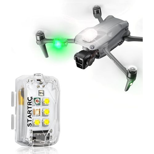 Lumire Stroboscopique,Lampe Led Flash Rechargeable Anti-Collision Nuit Drone De La Faa,Pour Dji Mini,Mavic,Phantom,Inspire,Accessoire De Drones Matrice,Sacs  Dos,Cyclisme,Extrieur(1 Pice).[W186]