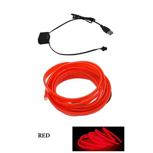 Lumires Led Dcoratives Intrieures Pour Voiture, Bandes De Dcoration De Cblage El, Lampe Ambiante Rvb, Non Froid, Intrieur Automobile