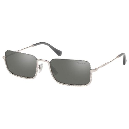Lunette De Soleil Browline Miu Miu Argent - S