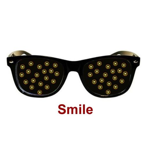 Lunettes De Soleil 3d Amusantes,Amour Et toile,Effets Spciaux,Lunettes De Diffraction De Feu D'artifice,Miroir Optique,Partie D'exposition Arc-En-Ciel - Type Smile