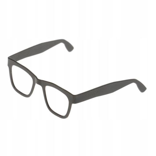 Lunettes Oblates En Mtal chelle 1/6 Pour Hommes Et Femmes Ttl .6x2.5cm Noir