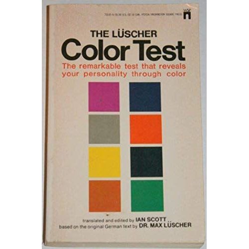 Luscher Color Test   de max lscher  Format Broch 