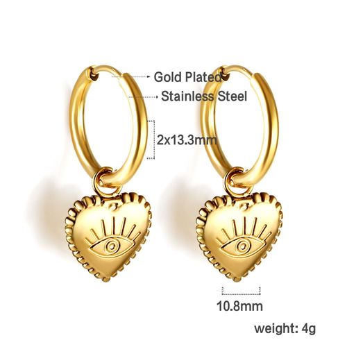 Luxusteel-Boucles D'oreilles Croles En Acier Inoxydable Pour Femme, Pendentif En Forme De Cuir Oral Elu Carr, Vert Et Blanc, Cadeaux