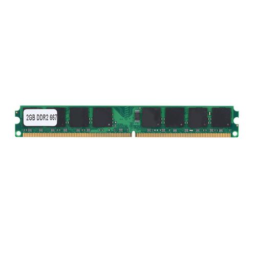 Mémoire RAM DDR2 2 go, 667MHz PC2-5300, Module 240 broches, pour Intel/AMD