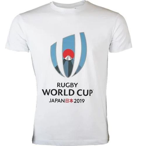 M - T-Shirt - Rugby World Cup - 2019 - Blanc - Manches Courtes - Homme
