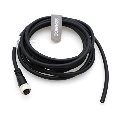 M12 A-Code 4 Broches Femelles vers Cble D'alimentation de Capteur Ethernet pour Camra Industrielle Module Fieldbus Device Network Profinet IO Link 22AWG (8m)